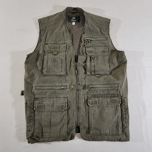Orvis Other - Vintage Orvis Mens Large Fishing \ Safari Vest Canvas Hunting Top Quality